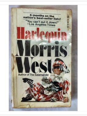 Harlequin by Morris West 1975 Pocket Books Paperback ISBN 671800868